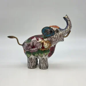 Vintage Cloisonné Elephant Figurine