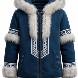 Faux Fur Hooded Winter Jacket—Design Parka