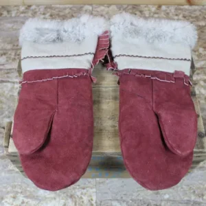 Native Inuit Dog Sledding Lined Authentic Parka Gloves Mittens Adult Size