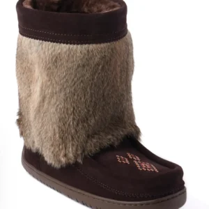 Waterproof Half Mukluks of Suede Leather