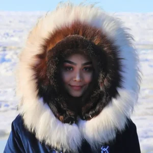 Parka for sale in Montral Canada,sunshine ruff and wolf trim PARKA